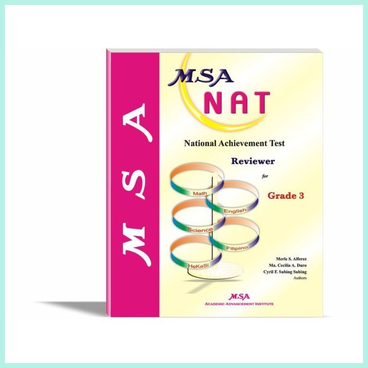 MSA NAT Reviewer for Grade 3 (Authentic / Brand New) | Shopee Philippines