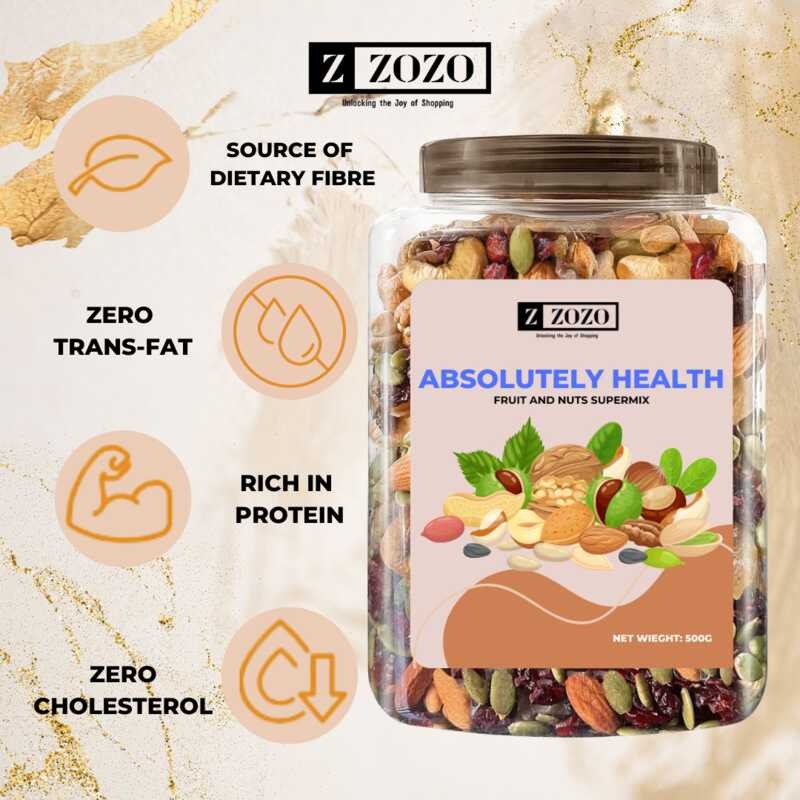 Absolute Health Fruits Premium Trail Mix Healthy Mixed Nuts Dry Fruit ...