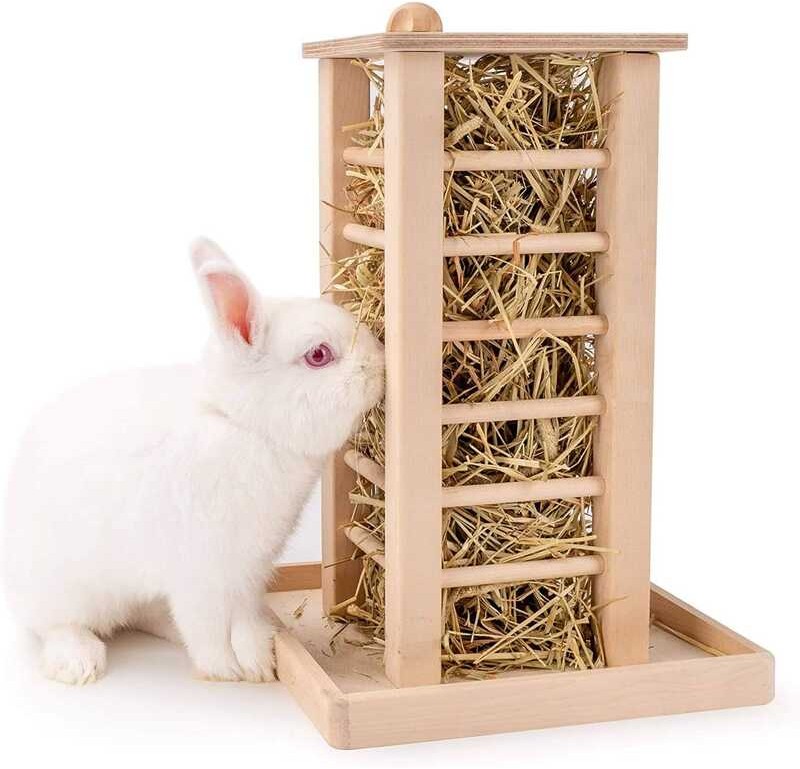 Bugs Wooden Binky Hay Tower (Para Sa Kuneho O Guinea Pig) | Shopee ...