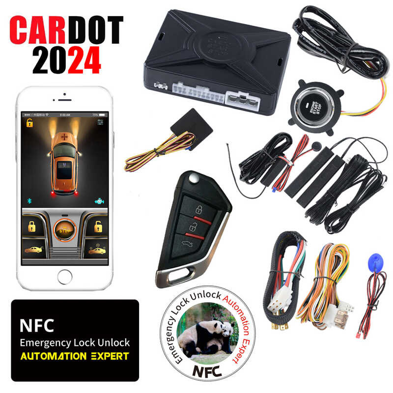Cardot Accessory Auto Smart Phone App Control Remote Start Car Alarm