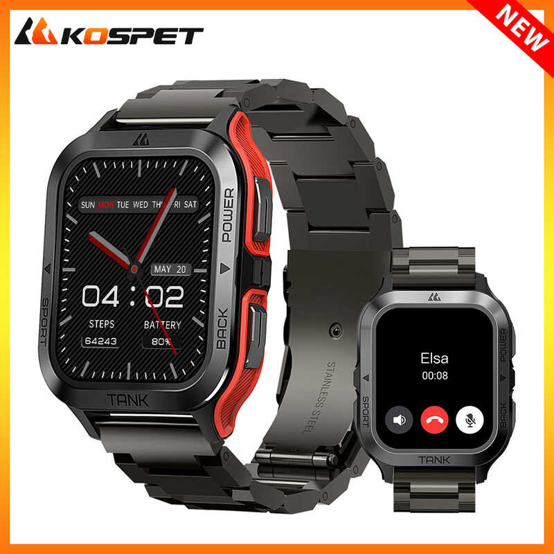 Original 2023 KOSPET TANK M2 60 Days Long Battery Life Smart Watch