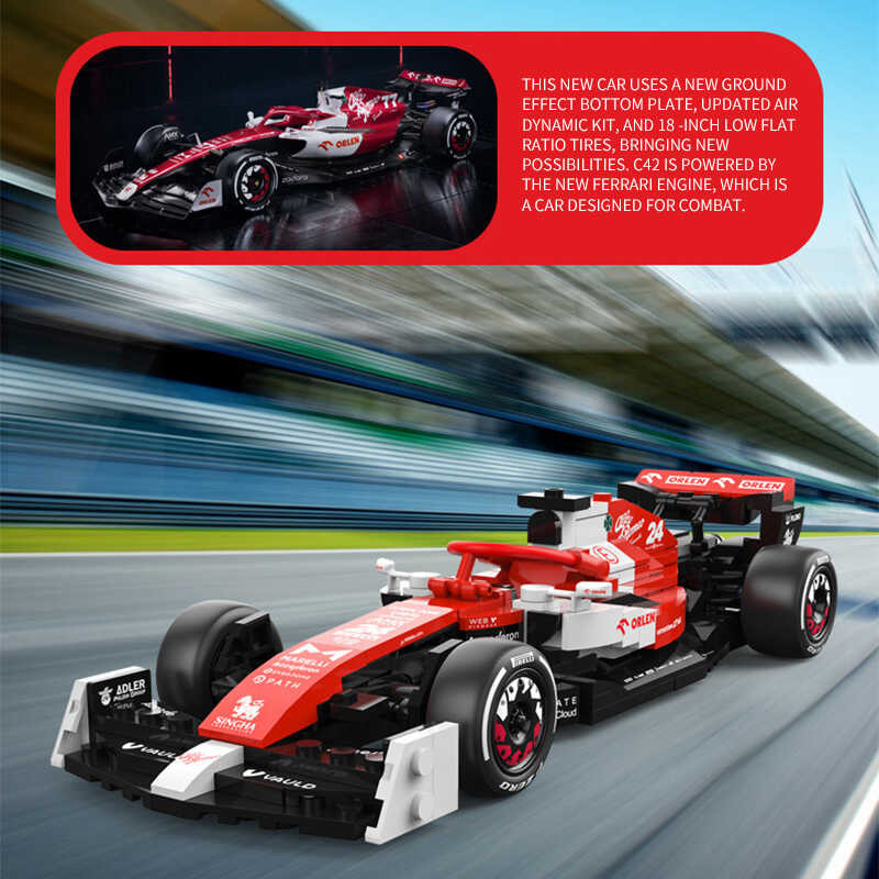 1:24 92300 Formula Racing Car Building Assembg Toy Vehicle Model ...