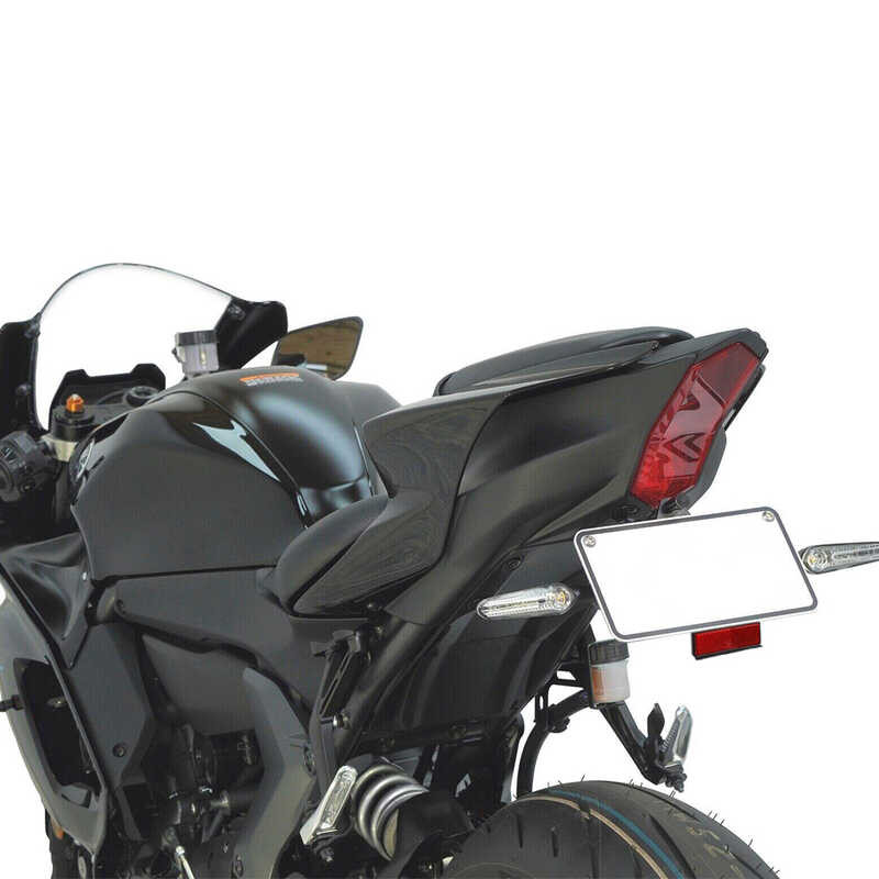 Targa Portanumero Posteriore Rossa Per Moto/dirt Bike – Trichtu Mount In Plastica Con Riflettore - Foto 3