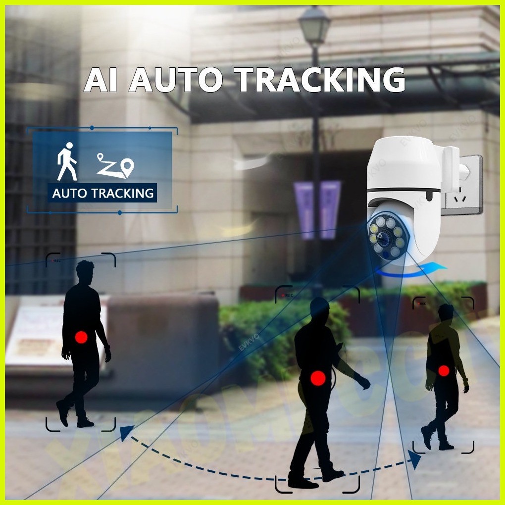 ☢ HuaWei CCTV Camera V380 Pro JSL818 Wireless Wall Socket Power Plug