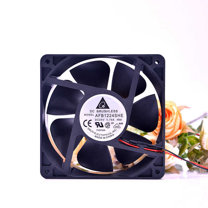 Delta Original Afb1224she 12038 24V 0.75A 12Cm High Air Volume Inverter ...