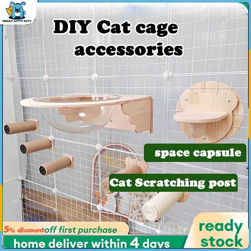 Frame Space Capsule Bracket Climbing Plate Round Cage Cat Scratching ...