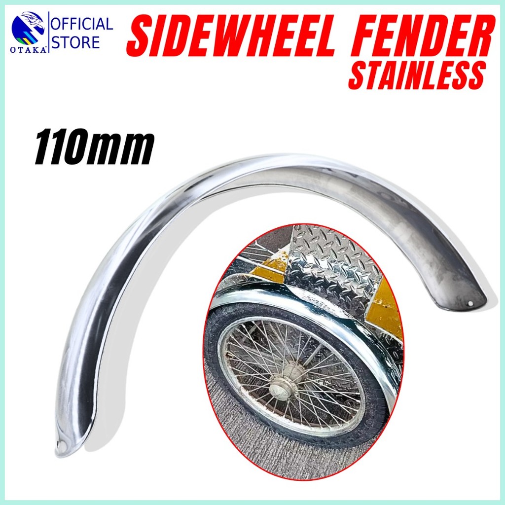 OTAKA STAINLESS SIDE WHEEL FENDER FOR SIDE WHEEL / TRAYSIKEL SIDE WHEEL ...