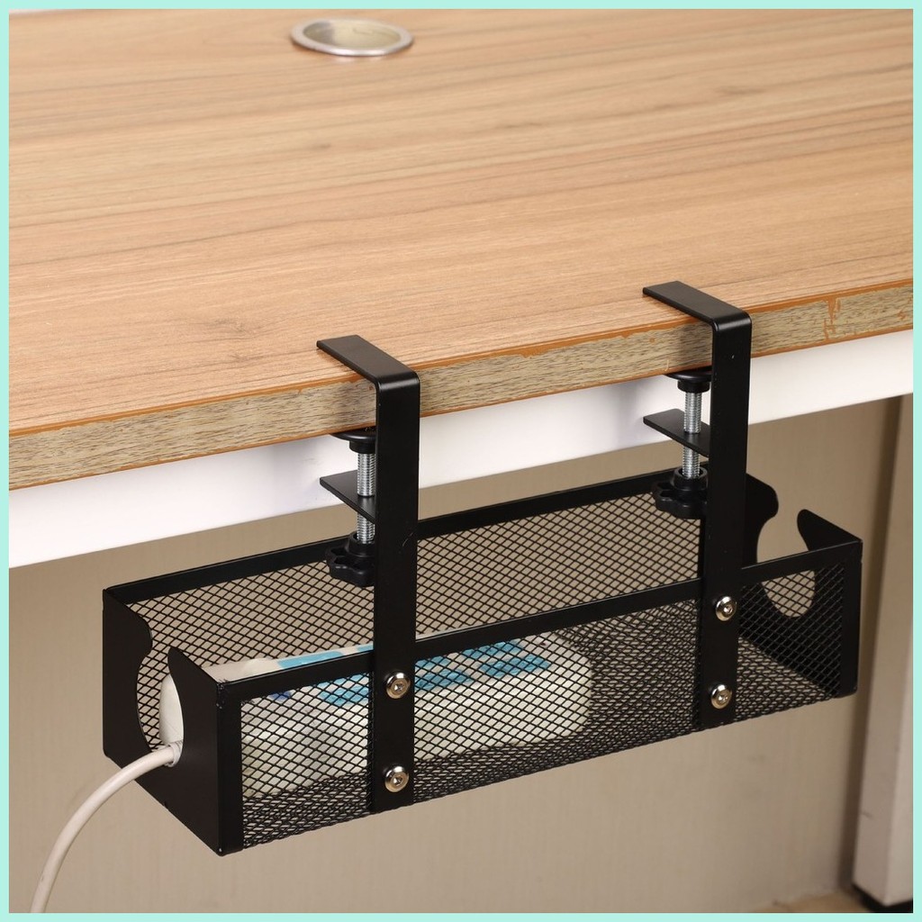 Under Desk cable management tray Desk storage rack Desktop cable ...