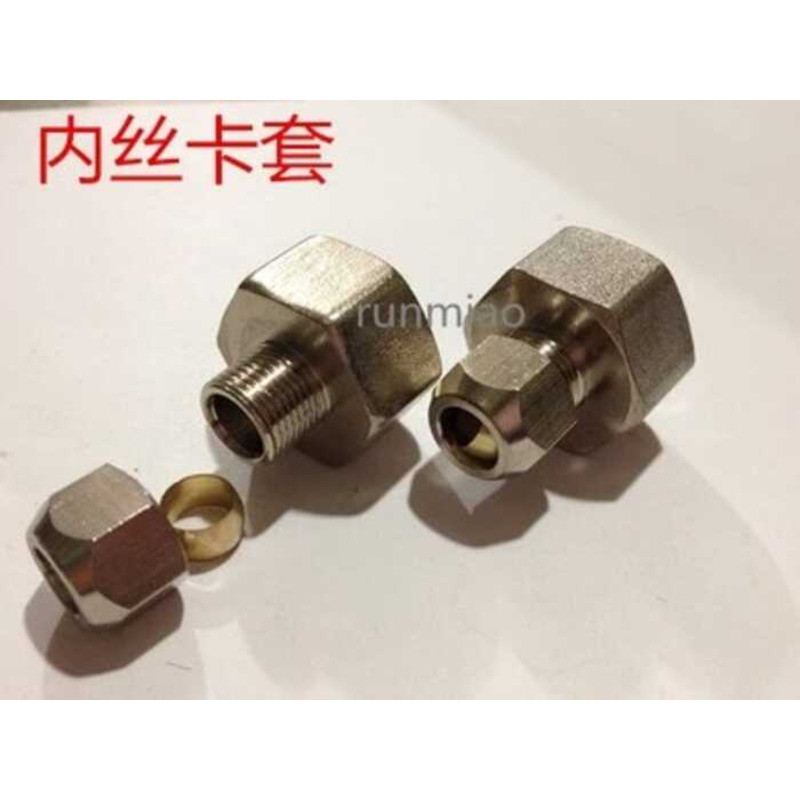 Wire Inner Connector Copper Internal Thread Ferrule Straight 1/2*6*8*10 ...