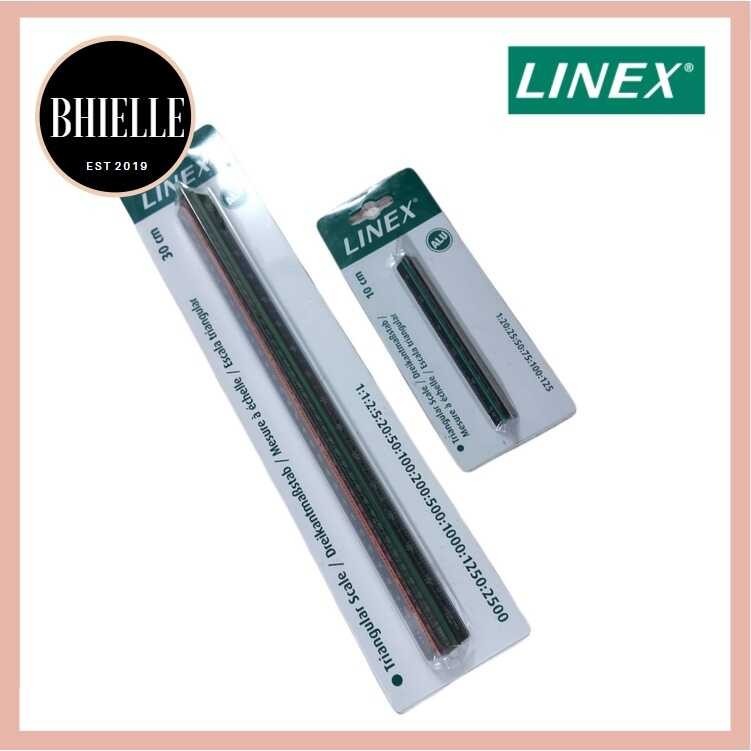 Linex Metric Triangular Scale Black Scales Aluminum | Shopee Philippines
