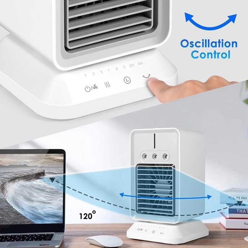 ☯ Personal Conditioner, Portable Evaporative Air Cooler Fan Timing