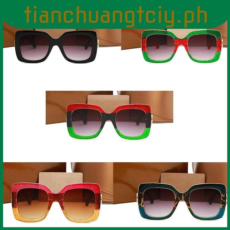 Frame Big Vibrant Bee Sunglasses In Colorful Design And Trendy Style Retro Wild