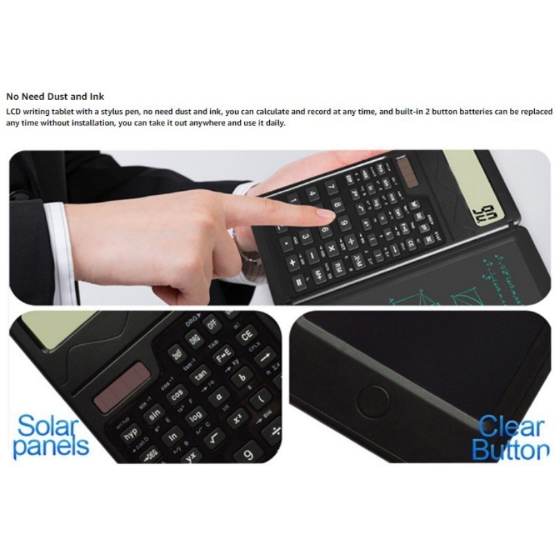 Scientific Calculator 3 in 1 Foldable Student Calculator Handheld Math ...