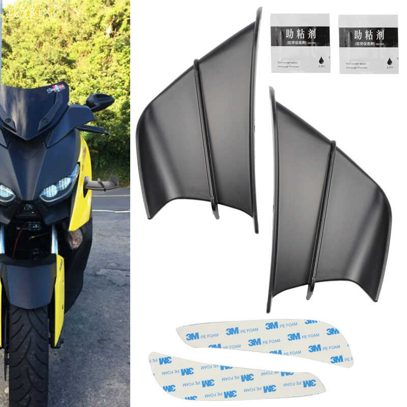 Motorcycle Fixed Wing Aerodynamic Wing Assembly Spoiler Body Fixed Wing ...