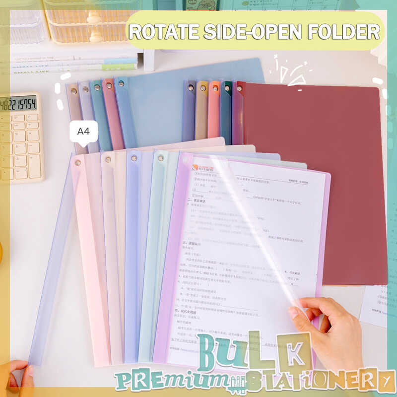 Bulk A4 Rotating Side-Open File Folder Large Capacity Document Storage ...