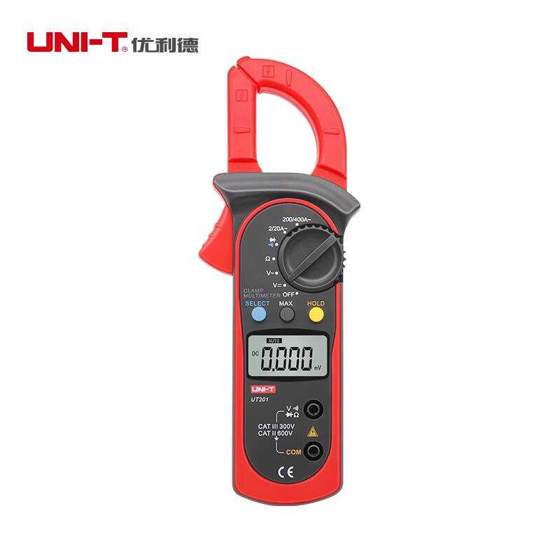 Unilide Clamp Digital Display Multimeter Ammeter Resistance AC/DC ...