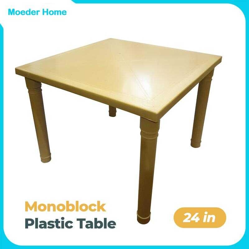 Monoblock Plastic Square Table For Outdoors (24 In) | Shopee Philippines