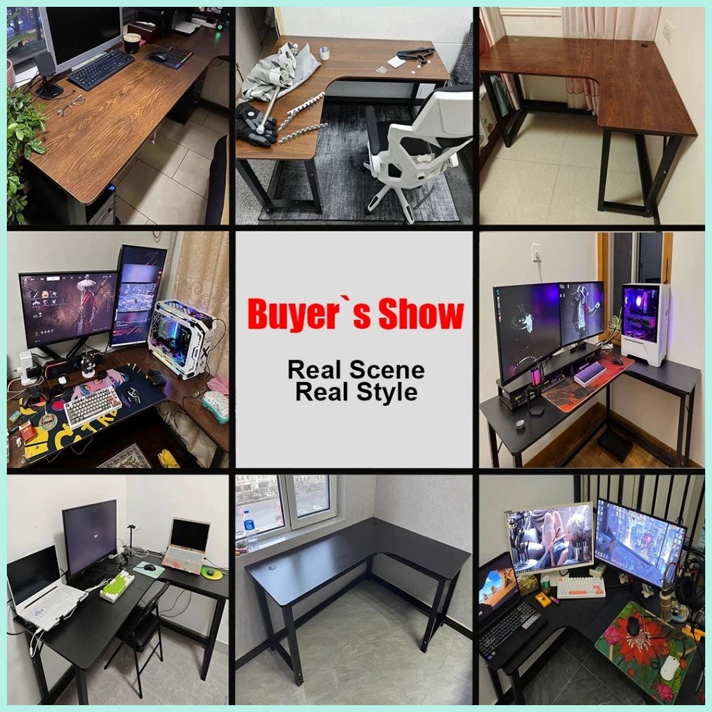 Table L-shaped Table corner table l shaped computer table l type table ...