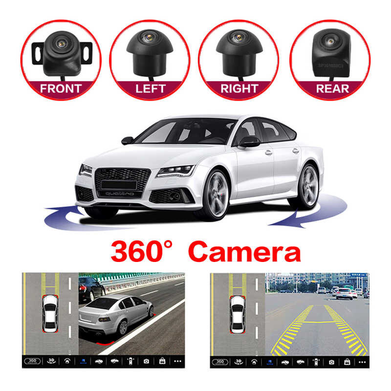 Surround Universal View 720 HD Camera 360° Panoramic Front Back Left ...
