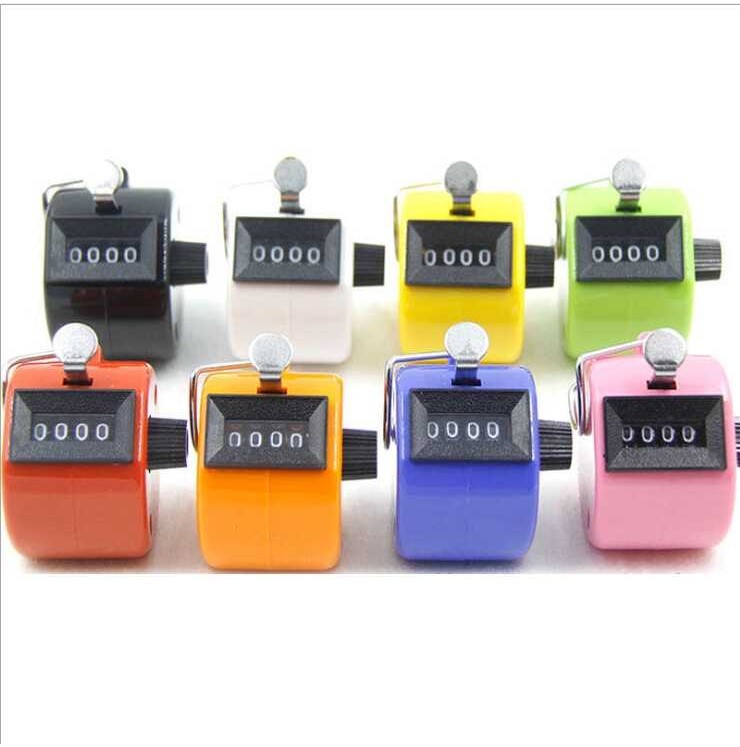 COD 4 Digit Number Hand Held Tally Digital Golf Clicker Manual Training ...