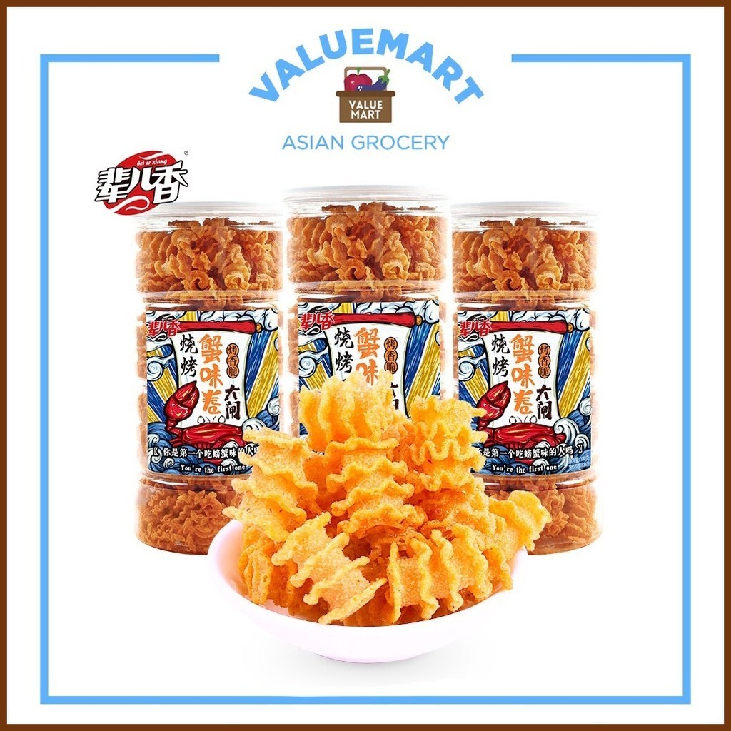 CrabFlavored Crisps Crunchy Tasty Fried Snack (Original & Spicy Roast
