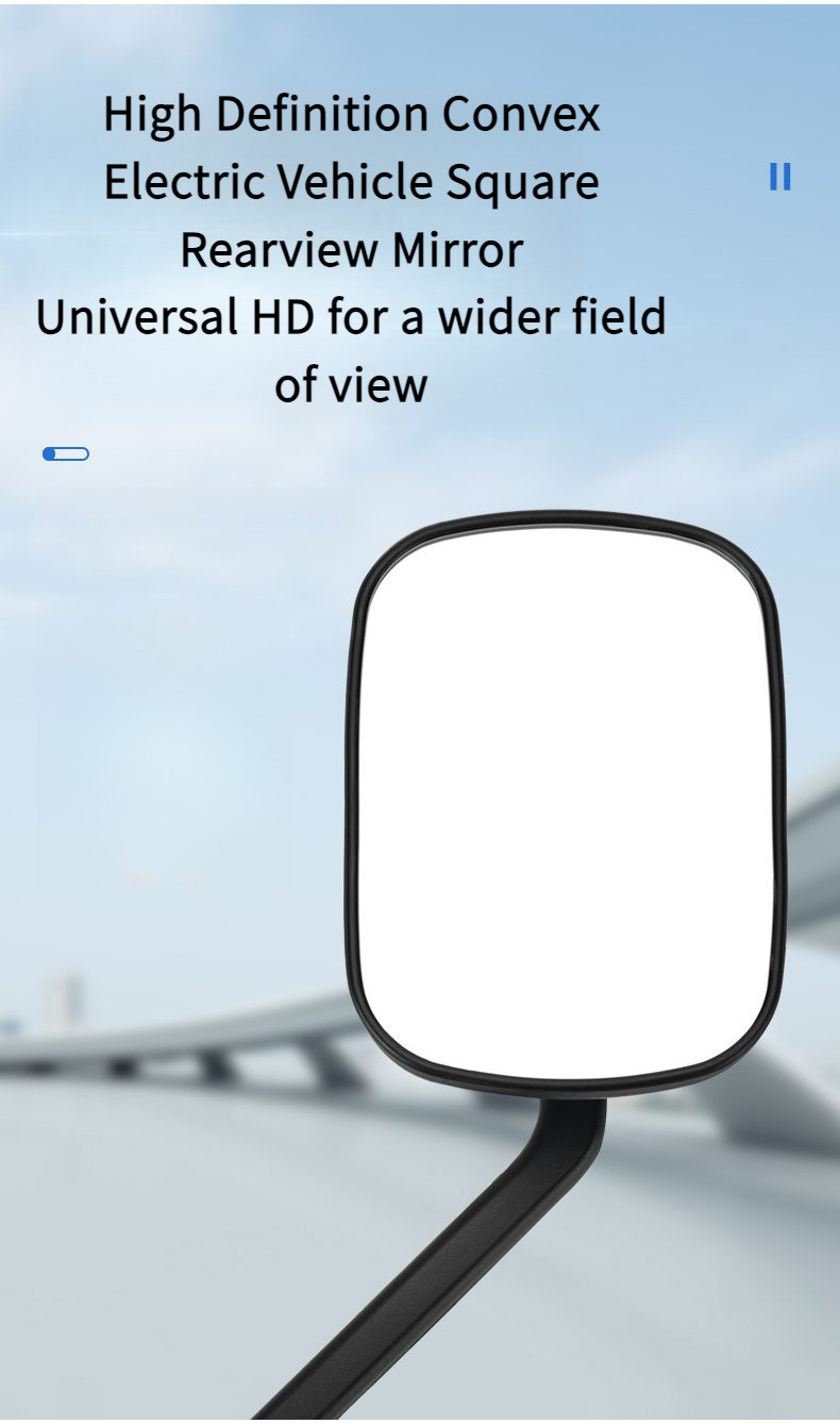 Motorcycle Accessories ebike/tricycle/motorcycle mirror square rear ...