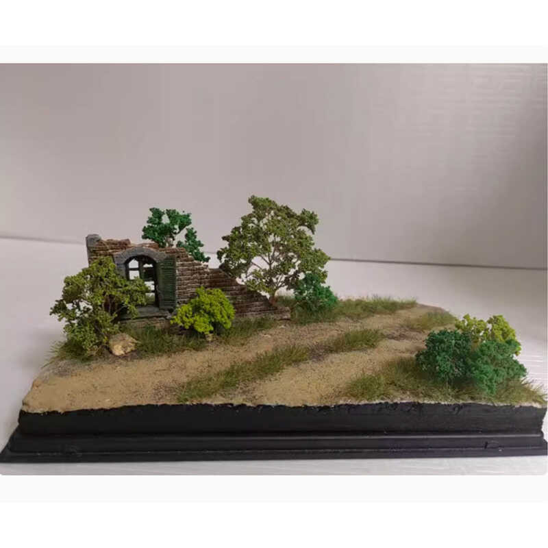 172 Scale Resin Plastic Platform+Display Box Accessories Model Tank