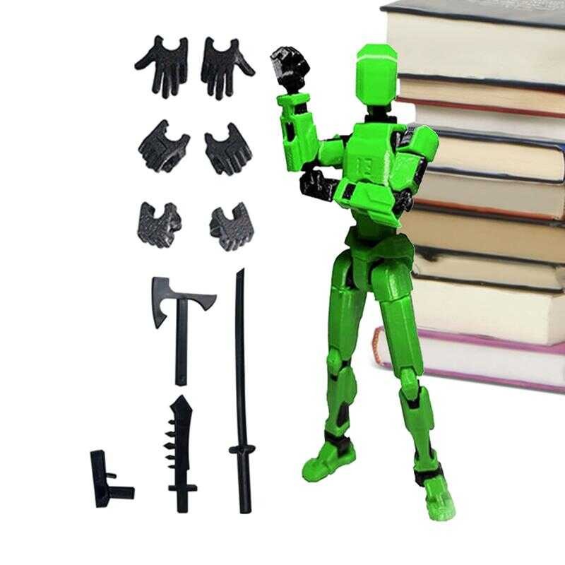 0 Model Mini Action Figure Full Joint Robot Movable Toy Models Multi ...