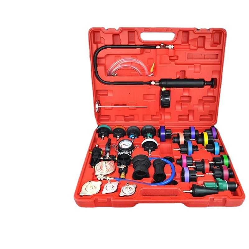 33 Pcs Universal Radiator Pressure Tester Set Vacuum Type Cooling ...