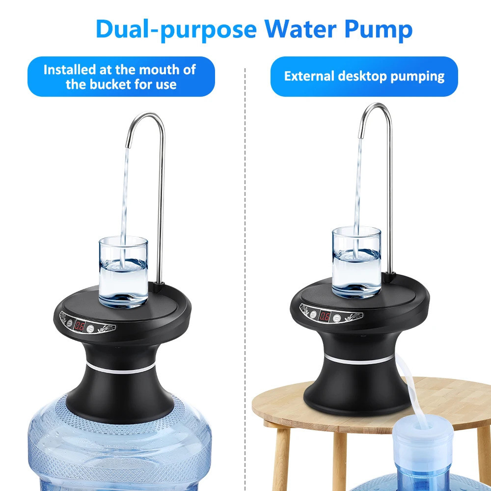 Electric Water Gallon Pump Automatic Water Bottle Disp…