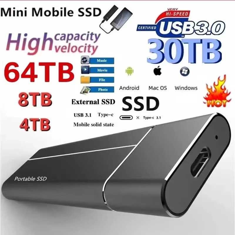 Na Orihinal SSD Portable External 1Tb 2Tb Mobile Solid State Drive USB ...