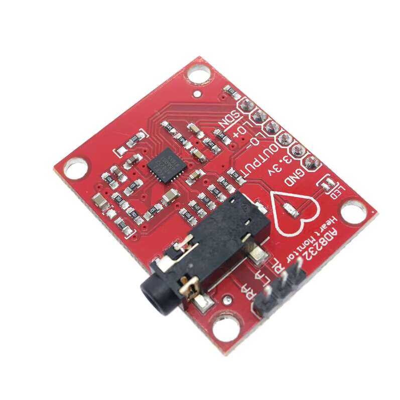 Ad8232 ECG Measurement Pulse Monitoring Sensor Module Kit | Shopee ...
