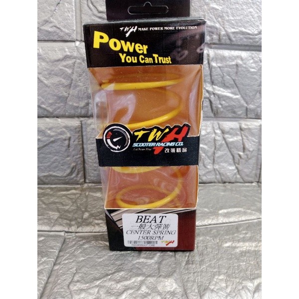 TWH CENTER SPRING-BEAT (NMAX V2/AEROX V1 & V2 BEAT FI) 5 TURNS | Shopee ...