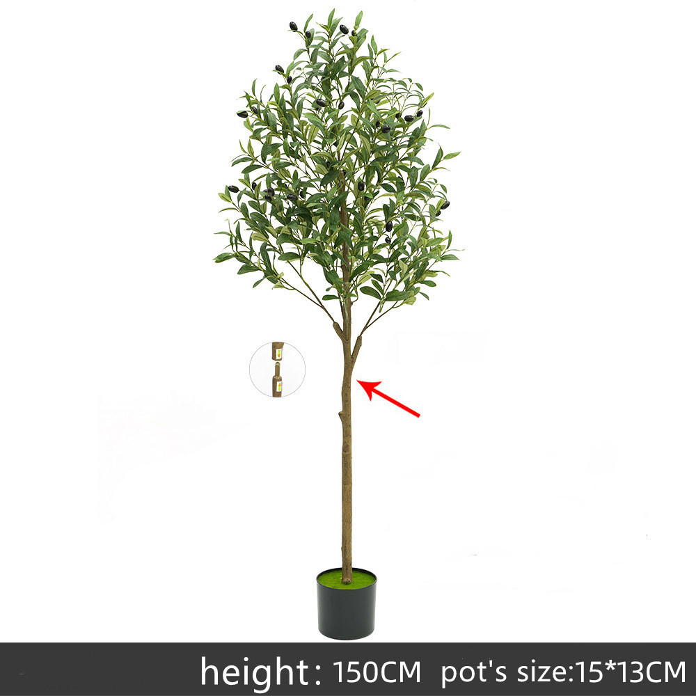 Artificial Olive Tree Tall Faux Silk Olive Trees for Home Office Living ...