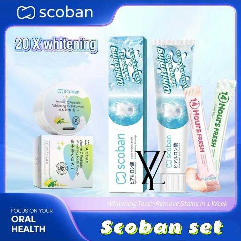Asz-079 【Fda Approved】Scoban ORAL HEALTH SET SCOBAN Toothpaste/Scoban ...