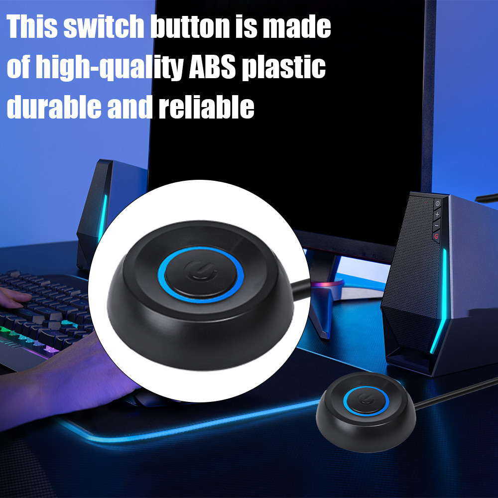 Pushbutton Desktop Computer Switch - PC Round Startup External Start ...