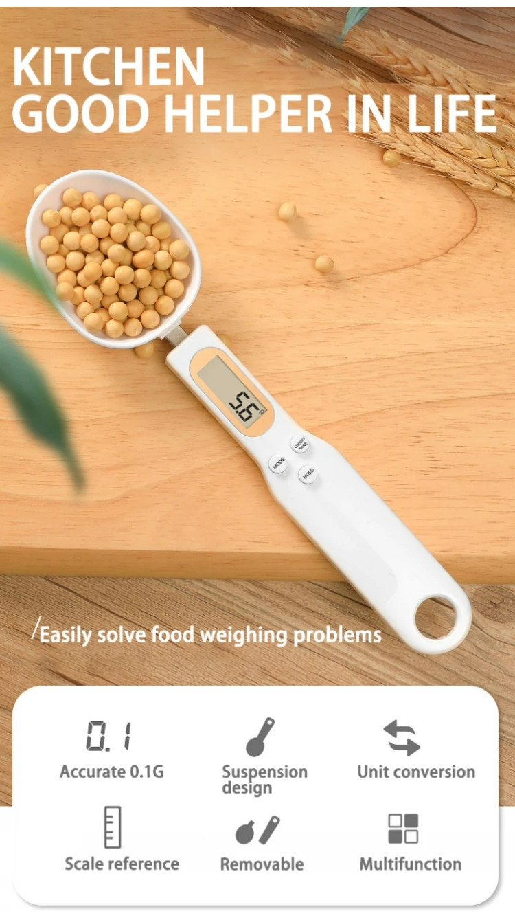 500g/0.1g Coffee Powder Electronic Spoon Portable LCD Digital Kitchen