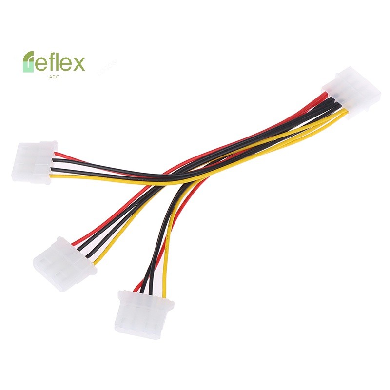 Reflex Arc 4 Pin IDE 1-to-3 Molex IDE Female Power Supply Splitter ...