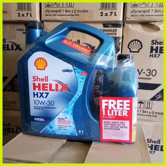 Shell Helix Hx7 Diesel 10w30 6L plus 1L FREE Shopee Philippines