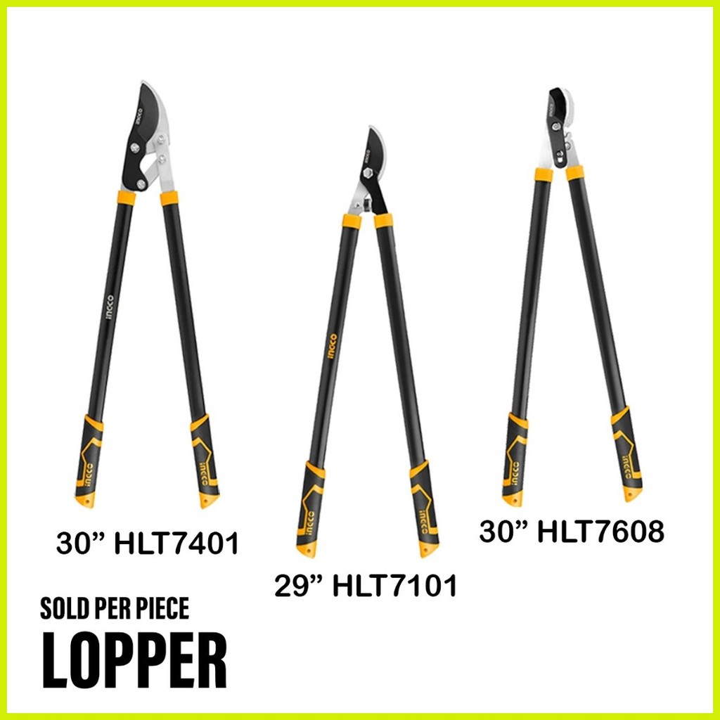 ⊕ ♀ INGCO Industrial Lopper 29"30" Inch Carbon Steel for Tree Branch