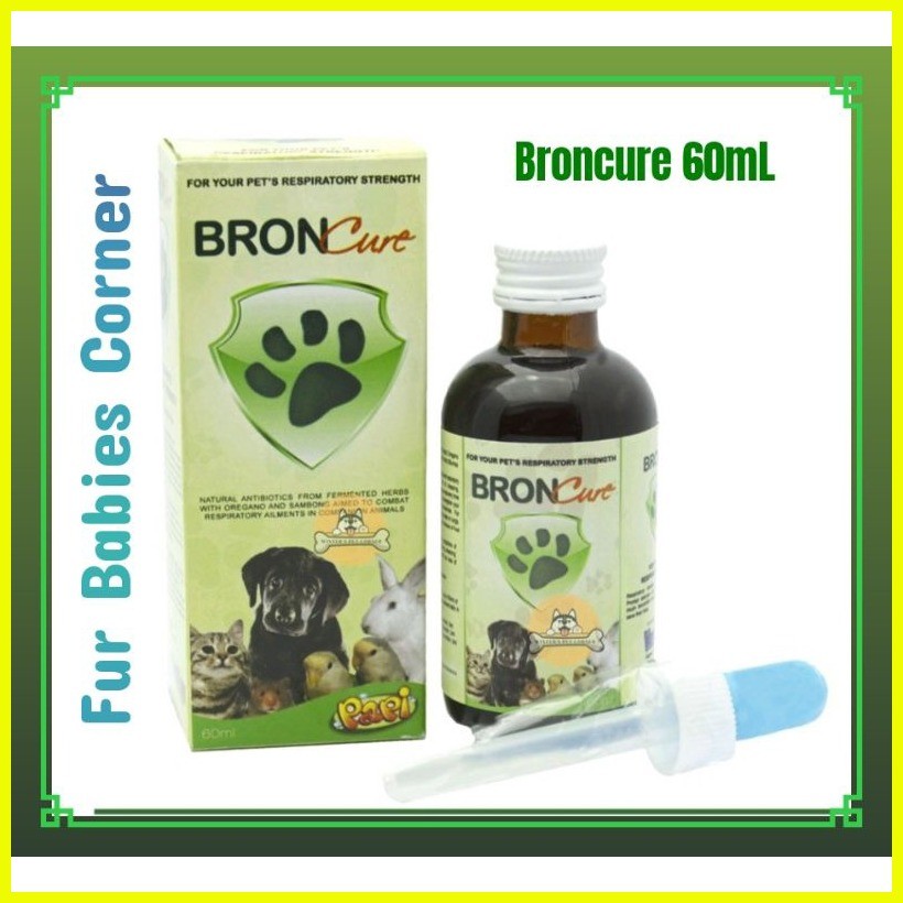 Papi Broncure 60mL For Cough And Cold (For Your Pet's Respiratory ...