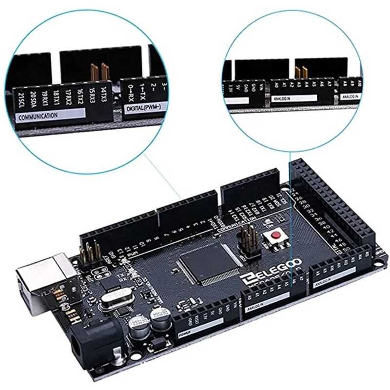 505 ELEGOO MEGA R3 Board Atmega 2560 + USB Cable Compatible With ...
