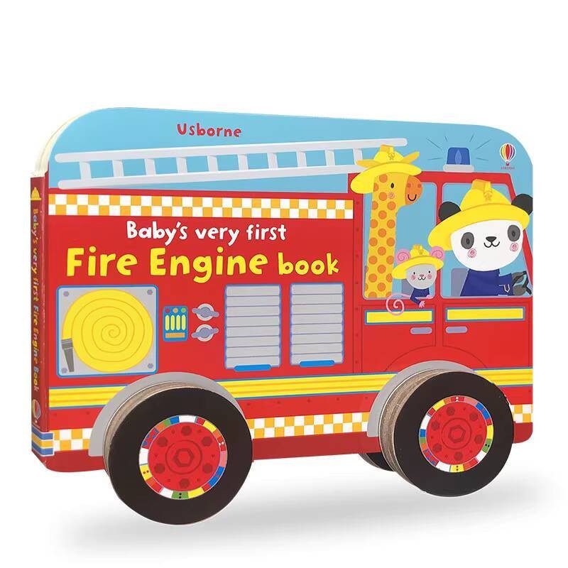 Original English Board Book Baby's Very First Fire Engine Book Usborne ...