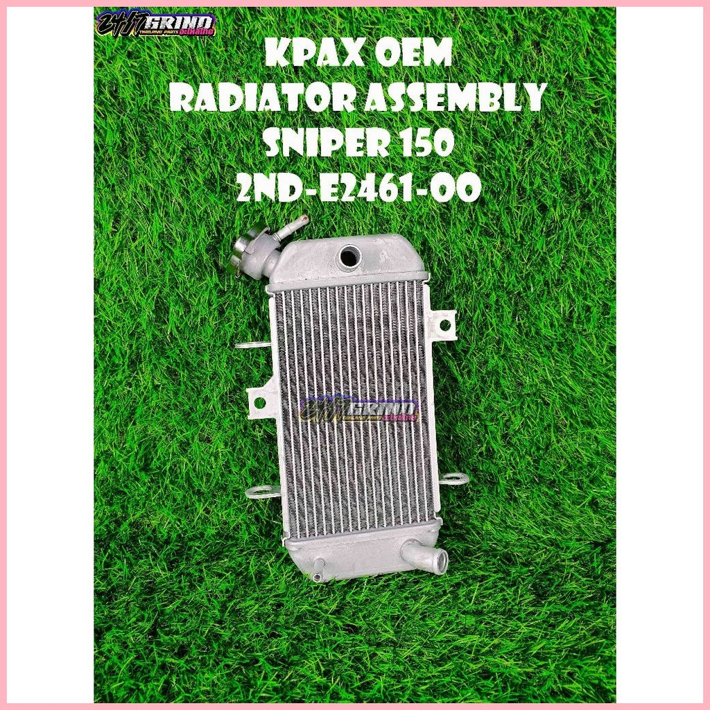 KPAX OEM RADIATOR COOLING SYSTEM YAMAHA SNIPER 150 2ND-E2461-00 MADE IN ...