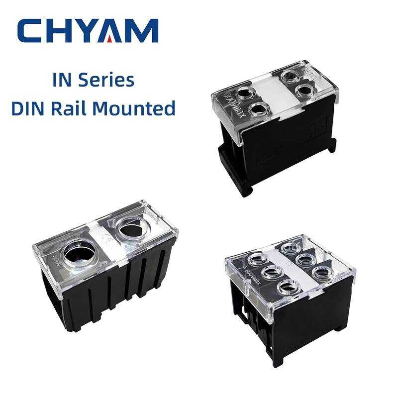 Xj IN Series Dual Row Terminal Block 20A 30A 50A 60A 90A 1/2/3P ...