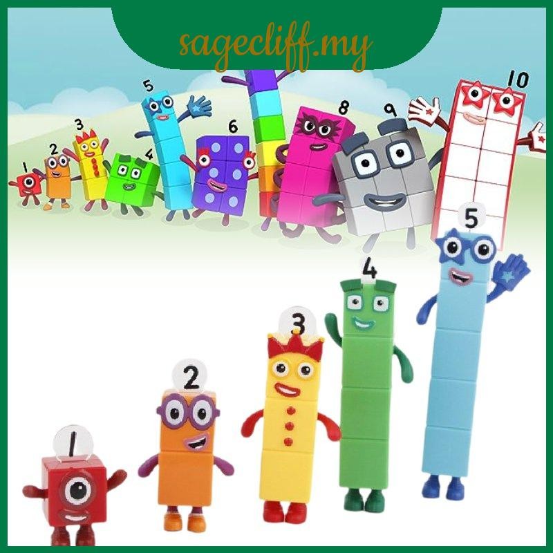 Adorable Numberblocks Pvc Figures With Interactive Transformable Blocks ...