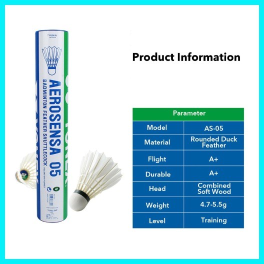 Yonex Shuttlecock 12pcs/1 Tube Duck Feather Shuttlecock Good For ...