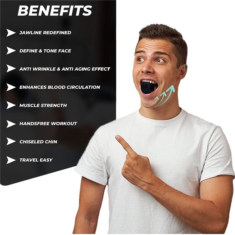 Facial plasticity fitness masseter muscle training ball jaw ...