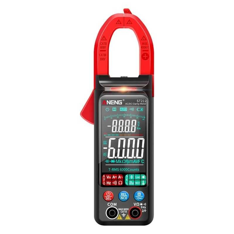 M ANENG St212 Digital Clamp Meter 400A Current True RMS Smart Plier ...