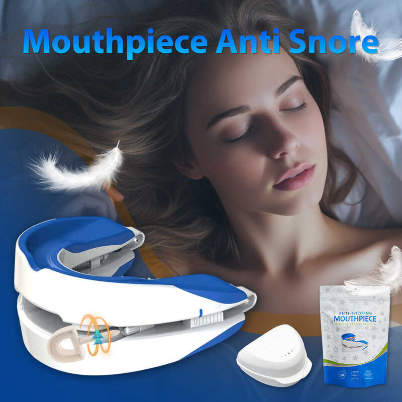 Silicone Bruxism Mouth Snoring Prevention Sleeping Aids Apnea Guard ...